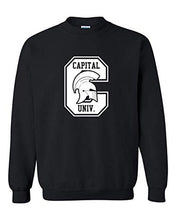 Load image into Gallery viewer, Capital University C Crusaders Crewneck Sweatshirt - Black
