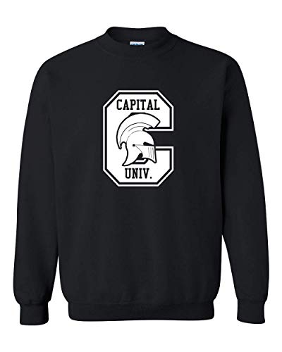 Capital University C Crusaders Crewneck Sweatshirt - Black