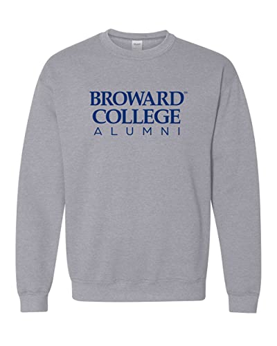 Broward College Alumni Crewneck Sweatshirt - Sport Grey