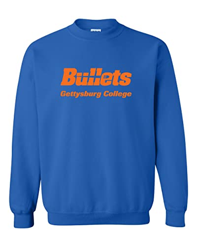 Gettysburg College Bullets Crewneck Sweatshirt - Royal