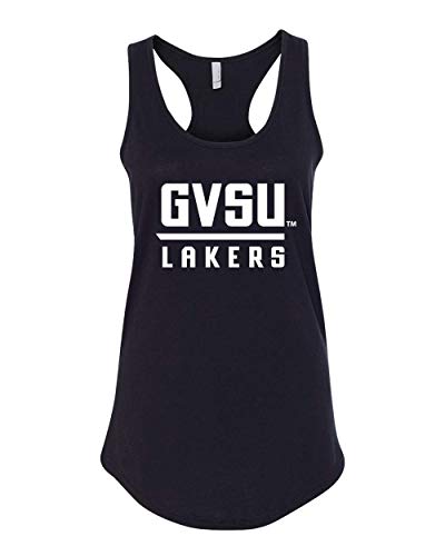 GVSU Lakers Stacked One Color Tank Top - Black