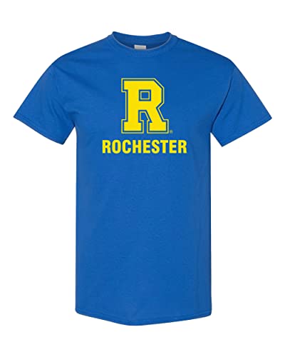 University of Rochester Block R Logo T-Shirt - Royal