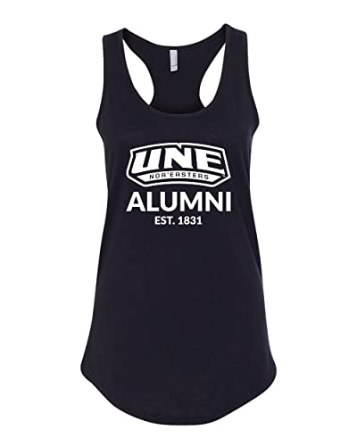 University of New England Alumni Ladies Tank Top - Black