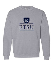 Load image into Gallery viewer, East Tennessee State ETSU Crewneck Sweatshirt - Sport Grey
