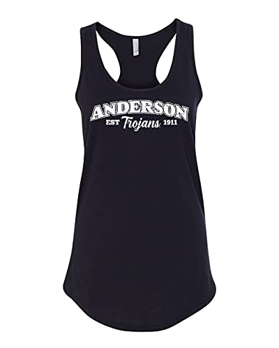 Anderson University Est 1911 Ladies Tank Top - Black
