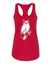 Load image into Gallery viewer, Keene State College Owl Ladies Tank Top - Red
