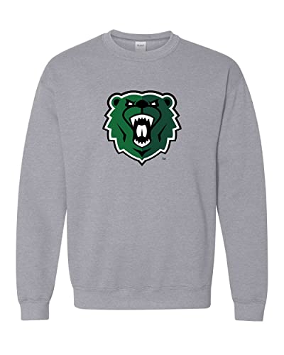 Wisconsin Parkside Bear Head Logo Crewneck Sweatshirt - Sport Grey