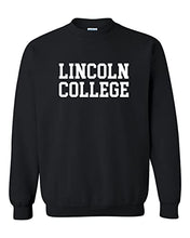 Load image into Gallery viewer, Lincoln College Crewneck Sweatshirt - Black
