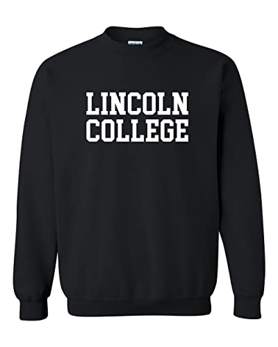 Lincoln College Crewneck Sweatshirt - Black