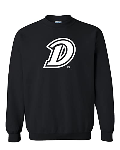 Drake University D Crewneck Sweatshirt - Black