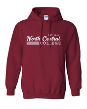 Load image into Gallery viewer, Vintage North Central College Est 1861 Hooded Sweatshirt - Cardinal Red
