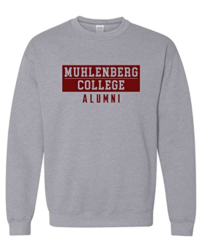 Muhlenberg College Alumni Crewneck Sweatshirt - Sport Grey