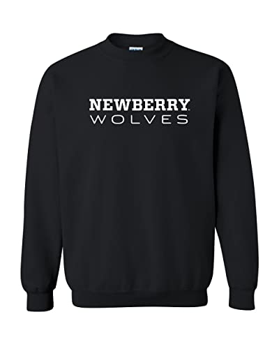 Newberry College Text Crewneck Sweatshirt - Black