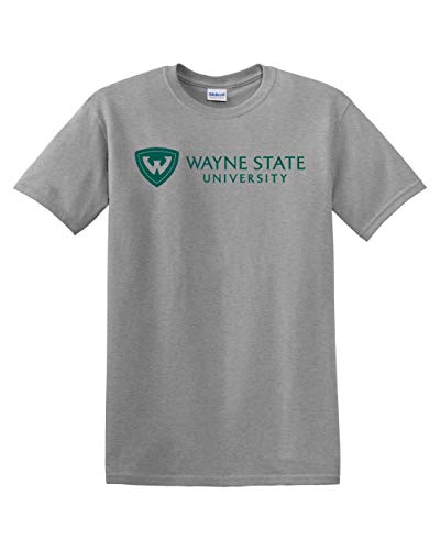 Wayne State University One Color T-Shirt - Sport Grey