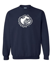 Load image into Gallery viewer, Drake University Bulldog Head Crewneck Sweatshirt - Navy
