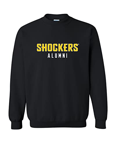 Wichita State University Alumni Crewneck Sweatshirt - Black