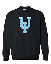 Load image into Gallery viewer, Upper Iowa University Pitchfork Crewneck Sweatshirt - Black
