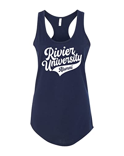 Rivier University Alumni Ladies Tank Top - Midnight Navy