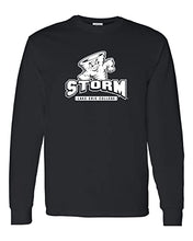 Load image into Gallery viewer, Lake Erie College Storm Long Sleeve T-Shirt - Black
