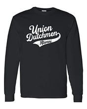 Load image into Gallery viewer, Union College Dutchmen Alumni Long Sleeve Shirt - Black
