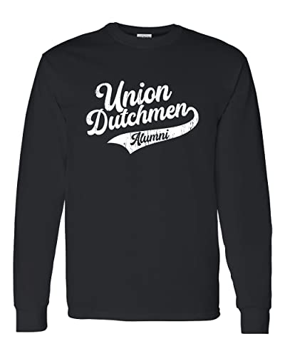 Union College Dutchmen Alumni Long Sleeve Shirt - Black