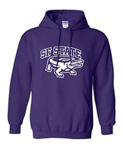 Load image into Gallery viewer, San Francisco SF State Gators Hooded Sweatshirt - Purple
