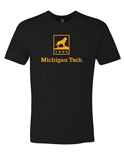 Michigan Tech Huskies 1885 One Color Exclusive Soft Shirt - Black