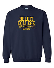 Load image into Gallery viewer, Beloit College Buccs Crewneck Sweatshirt - Navy
