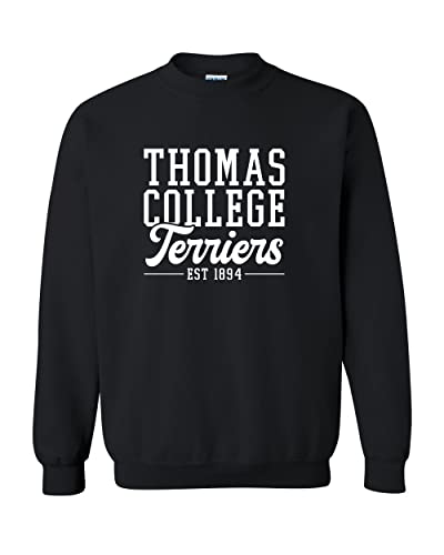 Thomas College Est 1894 Crewneck Sweatshirt - Black