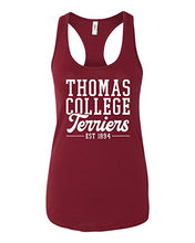 Load image into Gallery viewer, Thomas College Est 1894 Ladies Tank Top - Cardinal
