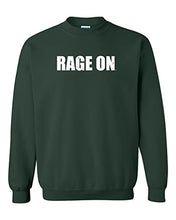 Load image into Gallery viewer, Lake Erie College Rage On Crewneck Sweatshirt - Forest Green
