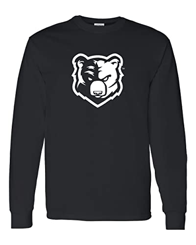 Bob Jones University Mascot Head Long Sleeve T-Shirt - Black