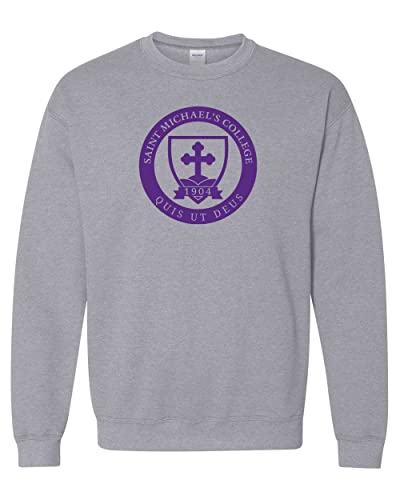 Saint Michael's College Crewneck Sweatshirt - Sport Grey