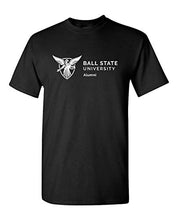 Load image into Gallery viewer, Ball State University Alumni One Color T-Shirt - Black
