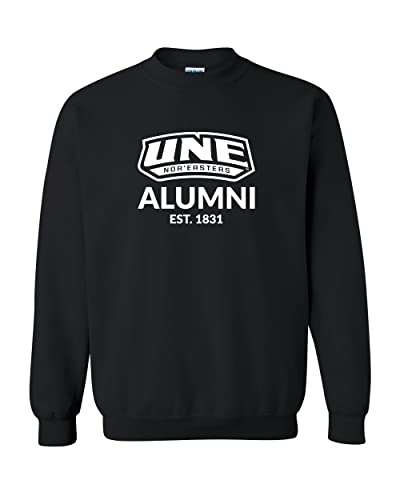 University of New England Alumni Crewneck Sweatshirt - Black