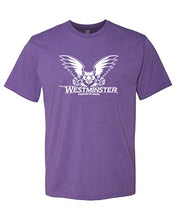 Load image into Gallery viewer, Westminster Griffins 1 Color Soft Exclusive T-Shirt - Purple Rush
