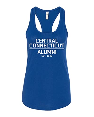 Central Connecticut Alumni Ladies Tank Top - Royal