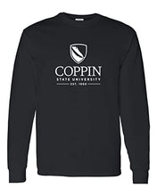 Load image into Gallery viewer, Coppin State University Long Sleeve T-Shirt - Black

