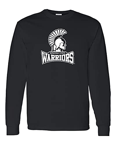 Winona State Warriors Primary Long Sleeve T-Shirt - Black