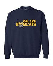 Load image into Gallery viewer, Quinnipiac University We Are Bobcats Crewneck Sweatshirt - Navy

