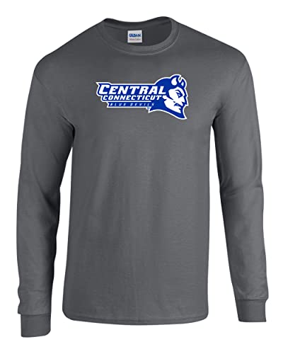 Central Connecticut Blue Devils Long Sleeve Shirt - Charcoal