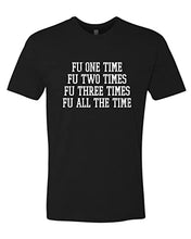 Load image into Gallery viewer, Furman University FU One Time Soft Exclusive T-Shirt - Black
