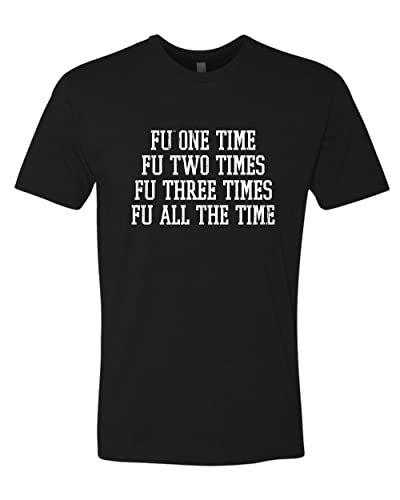 Furman University FU One Time Soft Exclusive T-Shirt - Black