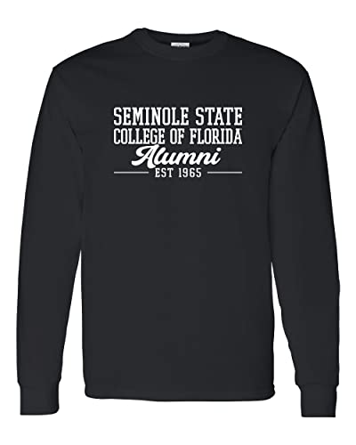 Seminole State College of Florida Alumni Long Sleeve T-Shirt - Black