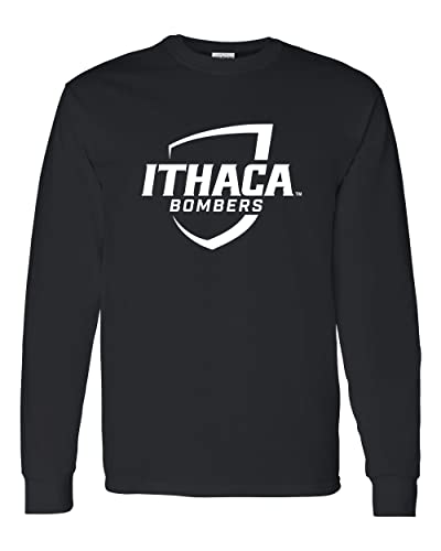 Ithaca College Bombers Long Sleeve Shirt - Black