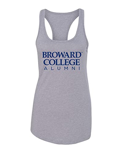 Broward College Alumni Ladies Tank Top - Heather Grey