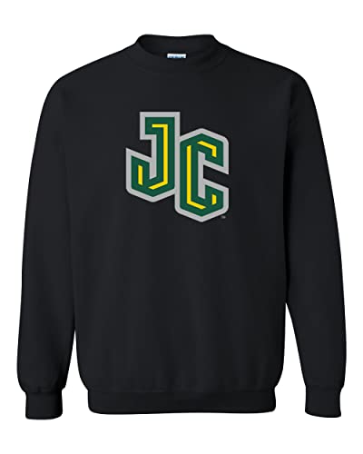 New Jersey City Full Color JC Crewneck Sweatshirt - Black