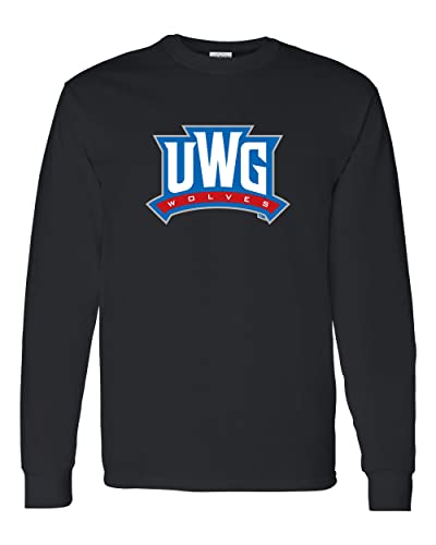 University of West Georgia UWG Wolves Long Sleeve Shirt - Black