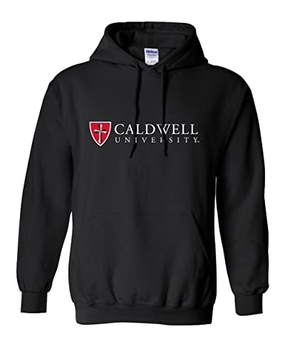Caldwell University Shield Hooded Sweatshirt - Black
