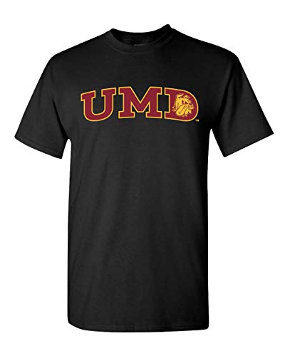 Minnesota Duluth UMD Two Color T-Shirt - Black